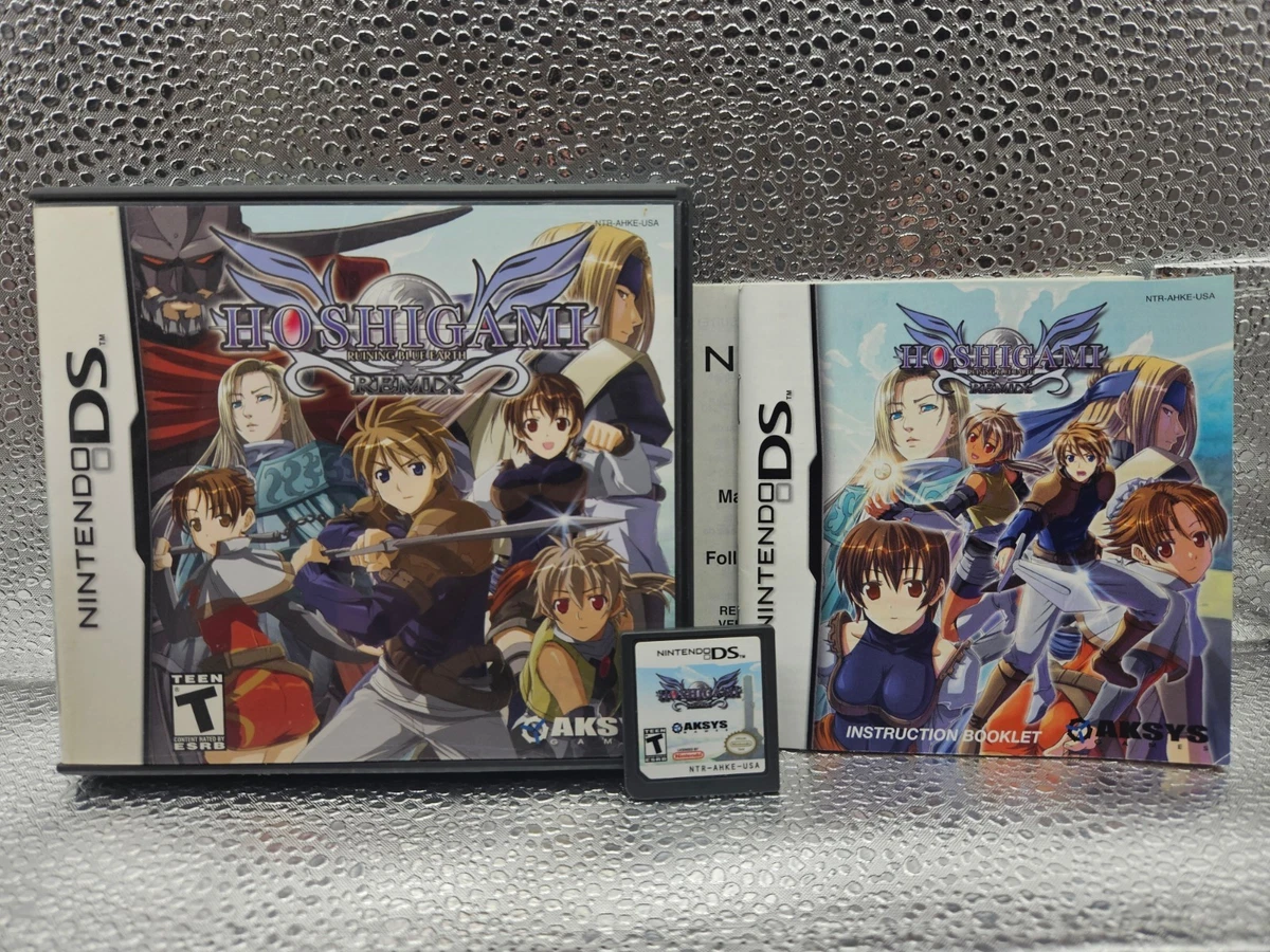 Nintendo DS Hoshigami: Ruining Blue Earth Remix Video Games for