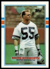 1989 Topps #192 Brian Bosworth