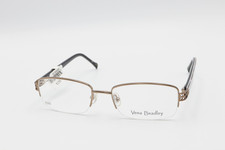 VERA BRADLEY Diane Bordeaux Blooms BDB Brown 53-18-135 Half Frames Flex Hinges