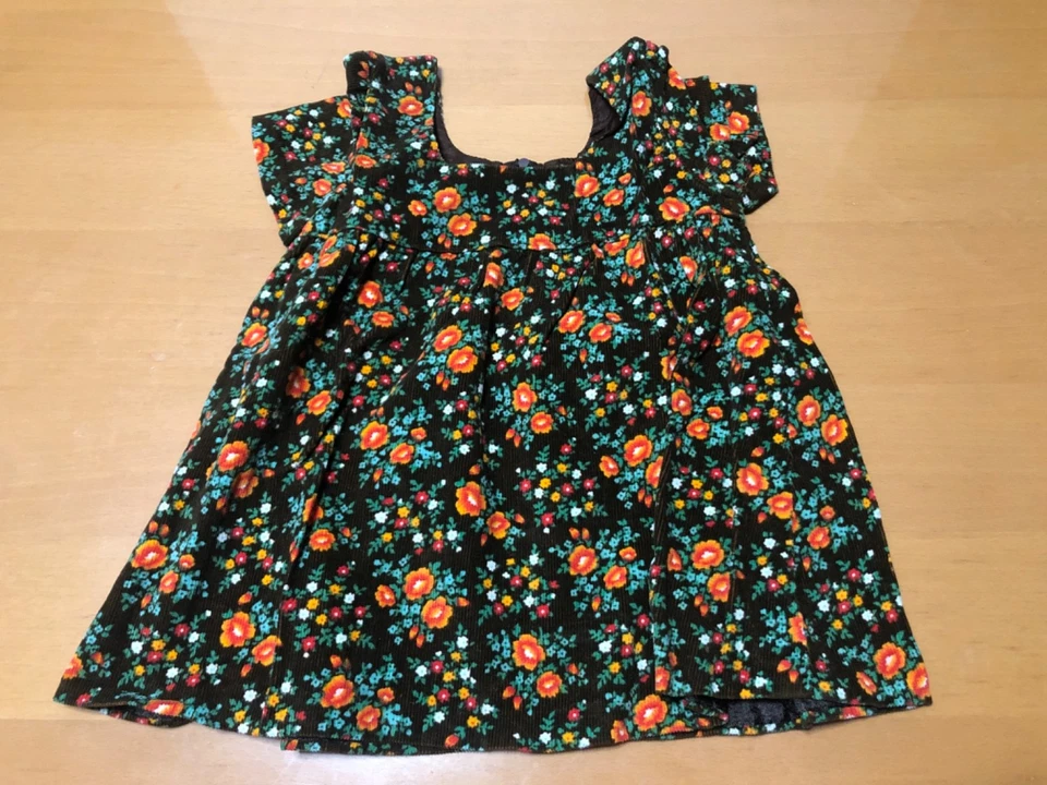 lot de 4 robes fillettes velours vintage Jasmine/3 ans-2faites main et 1 autre - Photo 3/4