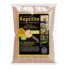 Carib Sea Reptiles Calcium Substrate Sand - 20 Lb - Desert Rose - Calcium-Rich