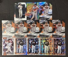 Rafael Devers Lot (13) 2025 Topps Chrome Raywave Inserts Diamante Night Terrors