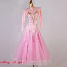 Ballroom Dress for Big Skirt Ballroom Dance Costume Dancing Practice Wear