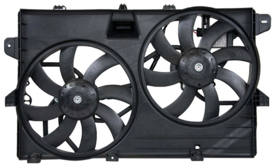 For Ford Edge 2007-2015 Four Seasons Radiator / Condenser Fan Motor Assembly Foto 3 de 4
