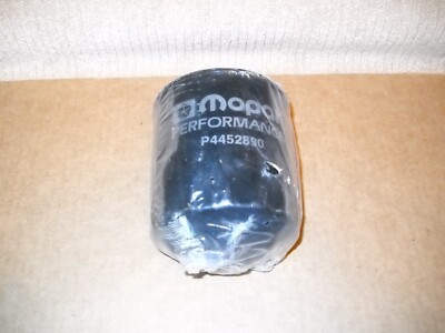 NOS Mopar Performance P4452890 318 340 360 SB Oil Filter Black Real Deal Mint!