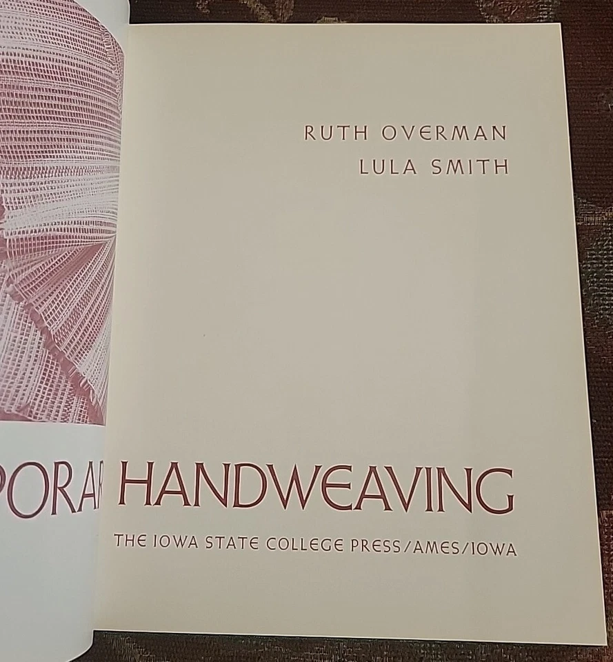 1966 Contemporáneo Tejido a Mano Overman/Smith Patrones de Tejido Herramientas Técnicas HC Foto 4 de 4
