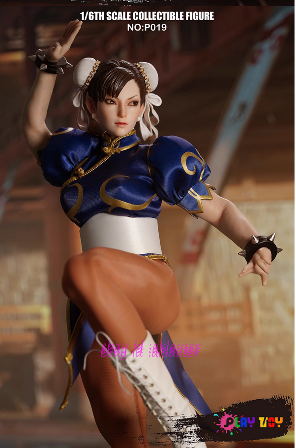 Play Toy P019 1/6 Chun Li Action Figure Toy Model In Stock New | eBay