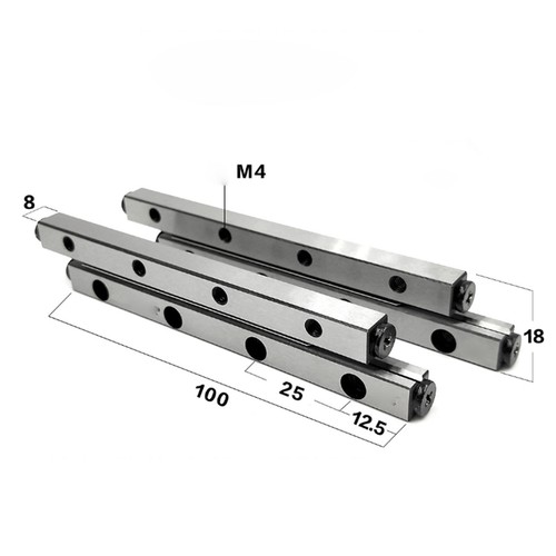 VR3 Series GCr15 Cross Roller Guide 28-138mm Max Stroke High Grade Linear - Picture 24 of 56