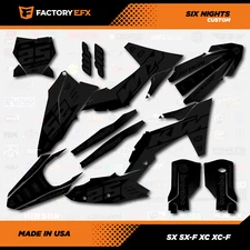 Blackout 6N Racing Graphics Kit fits KTM 23-24 SX SXF XC XCF 125 150 250 450