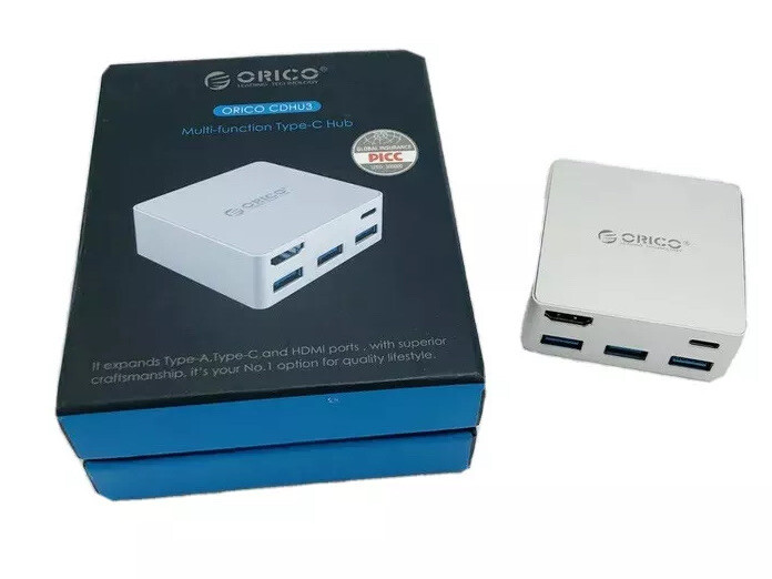 ORICO CDHU3 Multi-Function Type-C Hub HDMI USB New Open Box