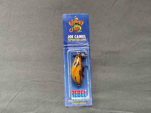 Señuelo de pesca Joe Camel Topwater Lure Joe's Tackle Shop de colección REBEL cabeza de camello - Imagen 1 de 3