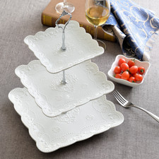 3 Tier Cake Stand Afternoon Tea Wedding Party Tableware Display New NO tray