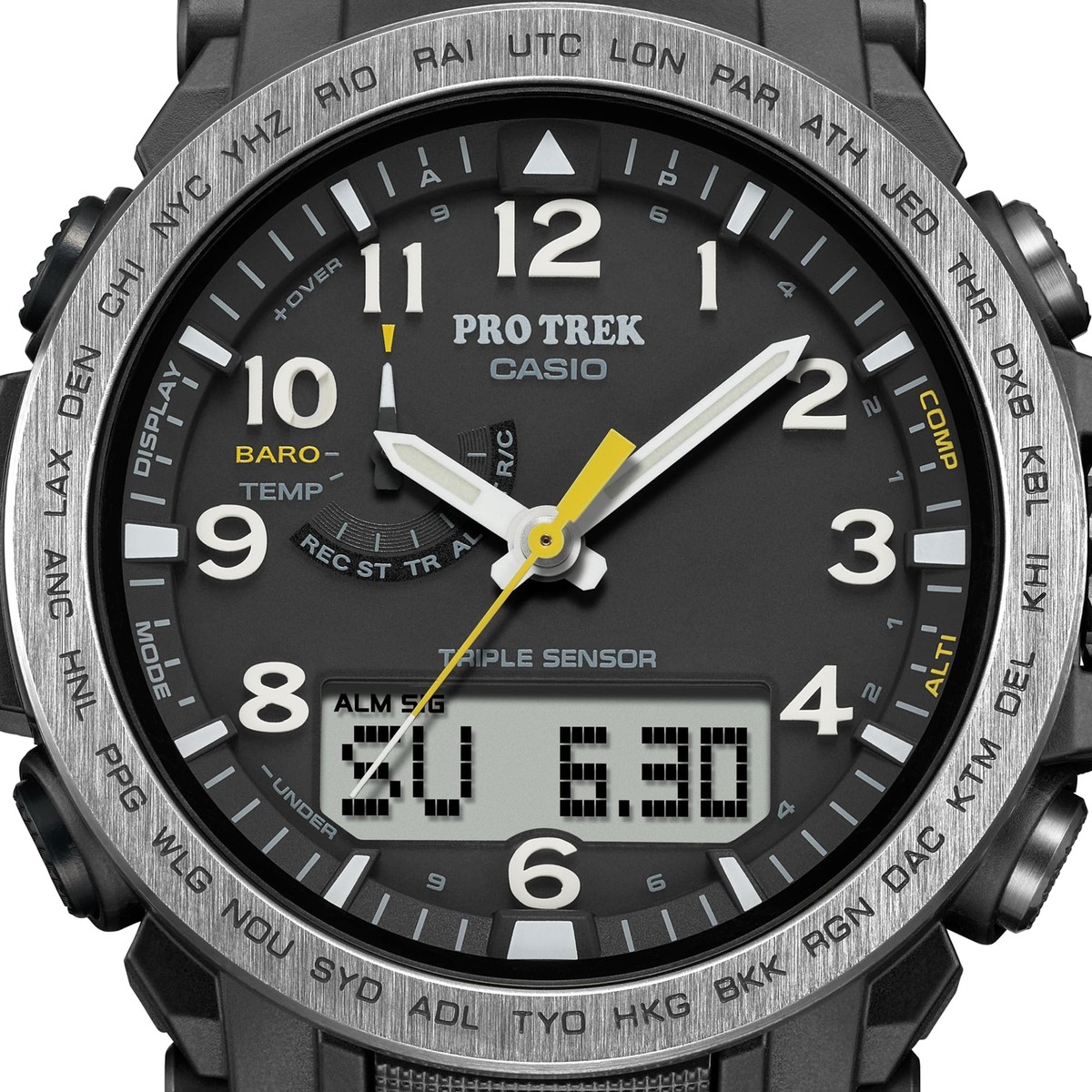 時計 CASIO PRO TREK PRW-51Y-1JF CASIO PRO TREK PRW-51Y-1JF Climber Line Radio Controlled Solar