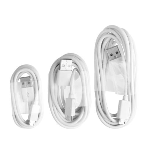 CAVO RICARICA RAPIDA MICRO USB SYNC CAVO PER CELLULARE ANDROID LOTTO 3/6/10FT - Foto 1 di 10