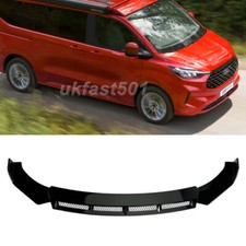 Gloss Front Bumper Lip Kit Splitter Spoiler For Ford Transit Custom 2012+