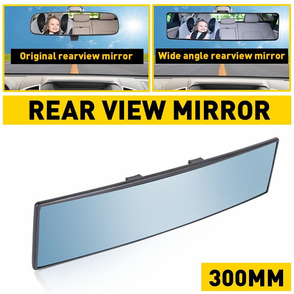 Interior Rear Mirror View 300mm Anti-glare Convex Car Panoramic Wide Angle