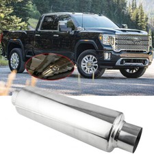 3 Inout 16 Exhaust Resonator Muffler Deep Tone For Gmc Sierra 1500 2500 3500