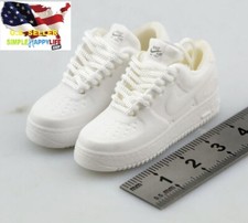 1/6 casual white sneakers shoes for 12" male figure hot toys phicen ❶USA❶