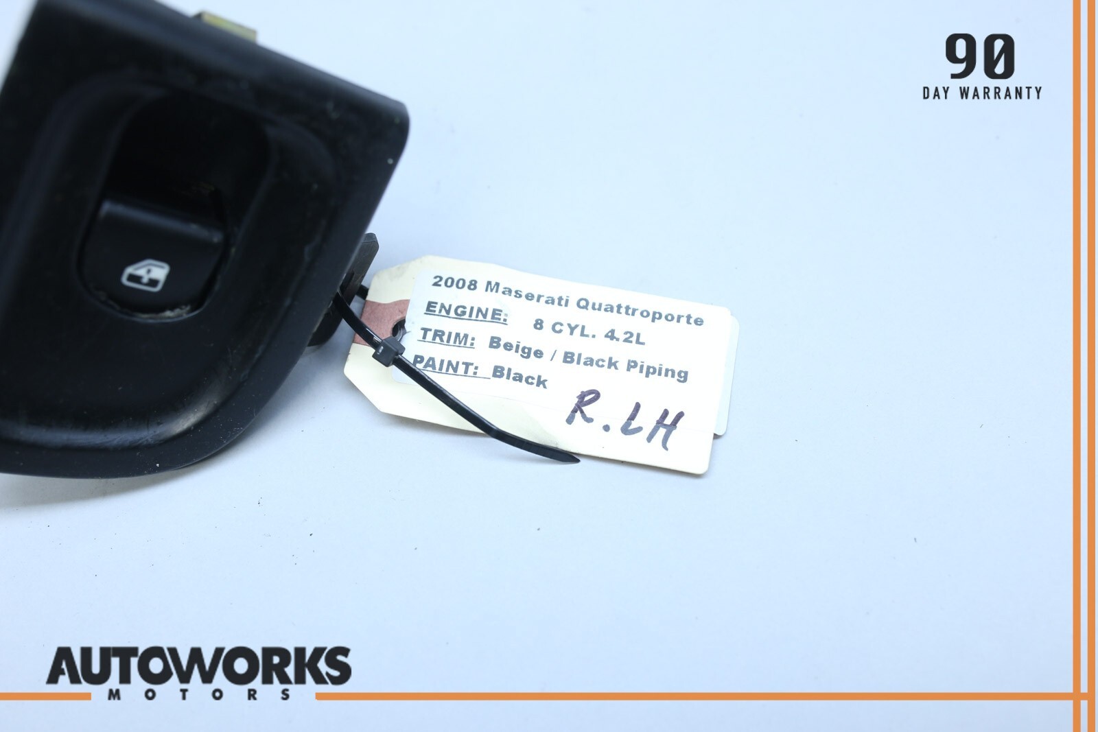 03-12 Maserati Quattroporte M139 Rear Left Driver Side Door Switch Button OEM