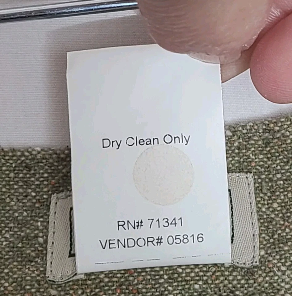 LL Bean Weekend Wool Pant Speckled Green Size 14 320 M/T Womens Wool Silk Lined - Image 4 of 4