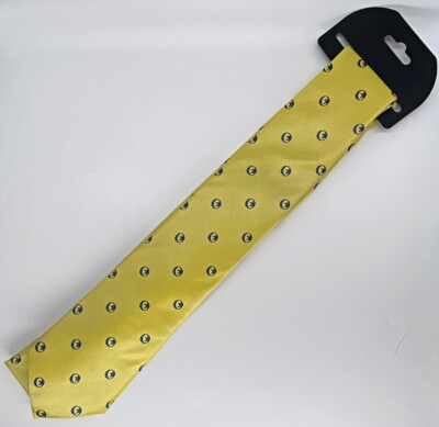 Disney Parks Pixar Luxo Ball Yellow Silk Tie Dress Adult WDW - NEW