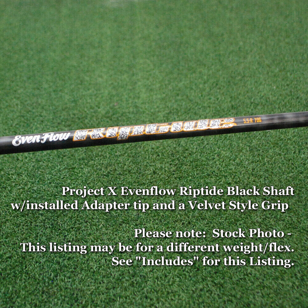 Project X Evenflow Riptide Black 50g 6.0 (Stiff) Driver Project X Evenflow Riptide Black 50g 6.0 (Stiff) Driver