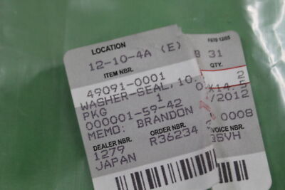 NOS KAWASAKI 43067-001 sub by WASHER-OIL BOLT 49091-0001 | eBay