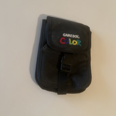 Nintendo Game Boy Color Carrying Case Black - No Straps - Used & Cleaned