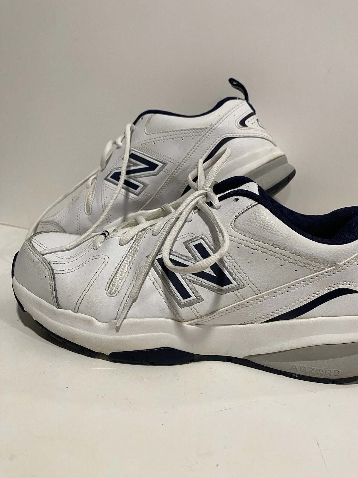 SCARPA CROSS TRAINING NEW BALANCE 619 V2 TAGLIA 9 EXTRA LARGE 4E V4 BIANCO MARINO