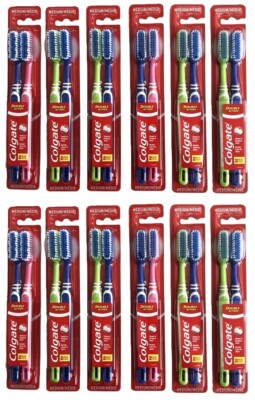 24 Stk. Zahnbürste COLGATE Double Action medium
