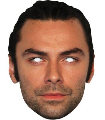 Aidan Turner Promi 2D Karte Party Gesichtsmaske Verkleidung