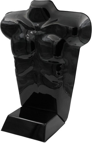 Molded Man's Shirt T Form Countertop Fits S-L Male Mannequin Black - Picture 15 of 21