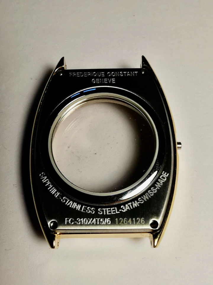 FREDERIQUE CONSTANT - BOITIER TONNEAU-PLAQUE OR-REF FC-310X4T5/6 - Image 2 of 4