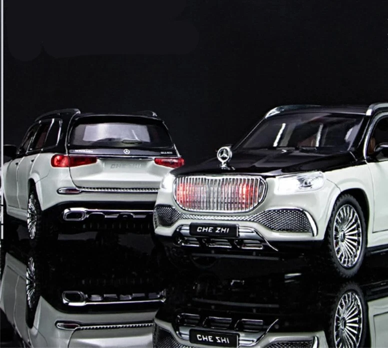 1:24 MAYBACH GLS GLS600 ALLOY LUXY CAR MODEL SIMULATION DIECASTS METAL TOY - Image 2 of 4