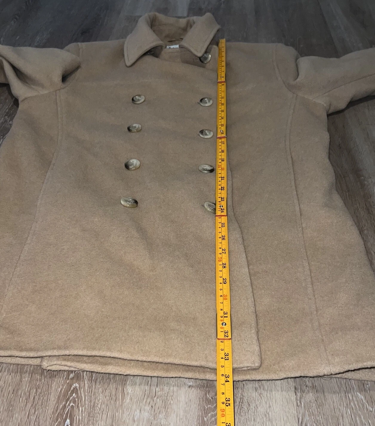 GUCCI Pavone doppiopetto vintage anni 80 90 John Weitz donna capelli cammello taglia 12 Italia