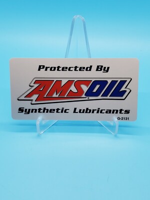Amsoil '' Protected By Amsoil '' Under Hood Decal. See Description 