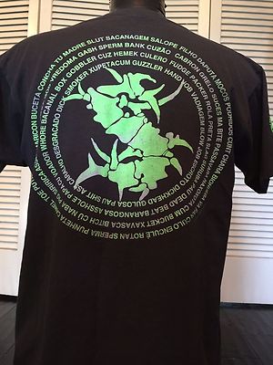 Rare Vintage 1992 Sepultura Third World Posse Tour Shirt Size