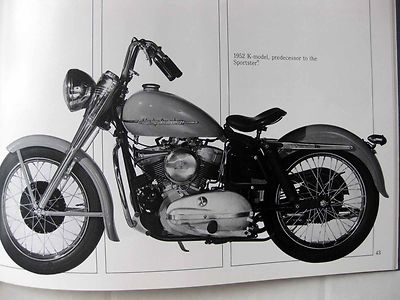 1989 The History Of Harley Davidson Motorcycle Picture Book