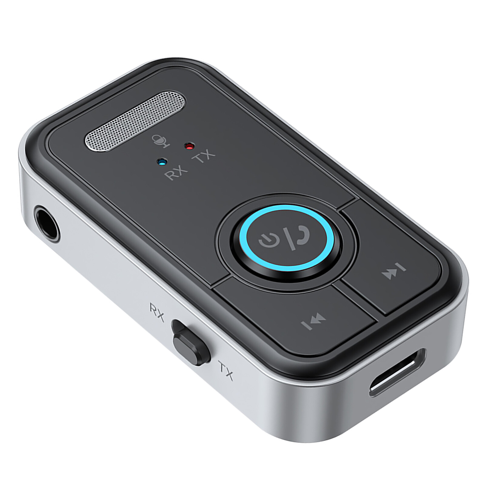 USB Wireless Bluetooth 5.3 Transmitter Receiver 2in1 Audio Adapter 3.5mm Aux Car