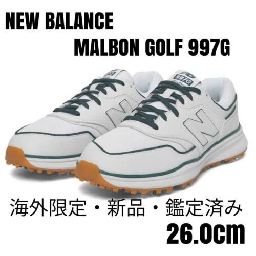 New Balance Malbon Golf X 997G White Green 26.0 Size US8 - Picture 1 of 10