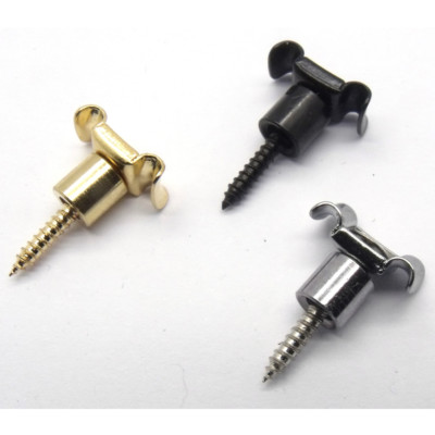 Gitarrensaitenbaum in Chrom, Schwarz oder Gold. 7,5 mm Abstand, 5,0 mm hoch