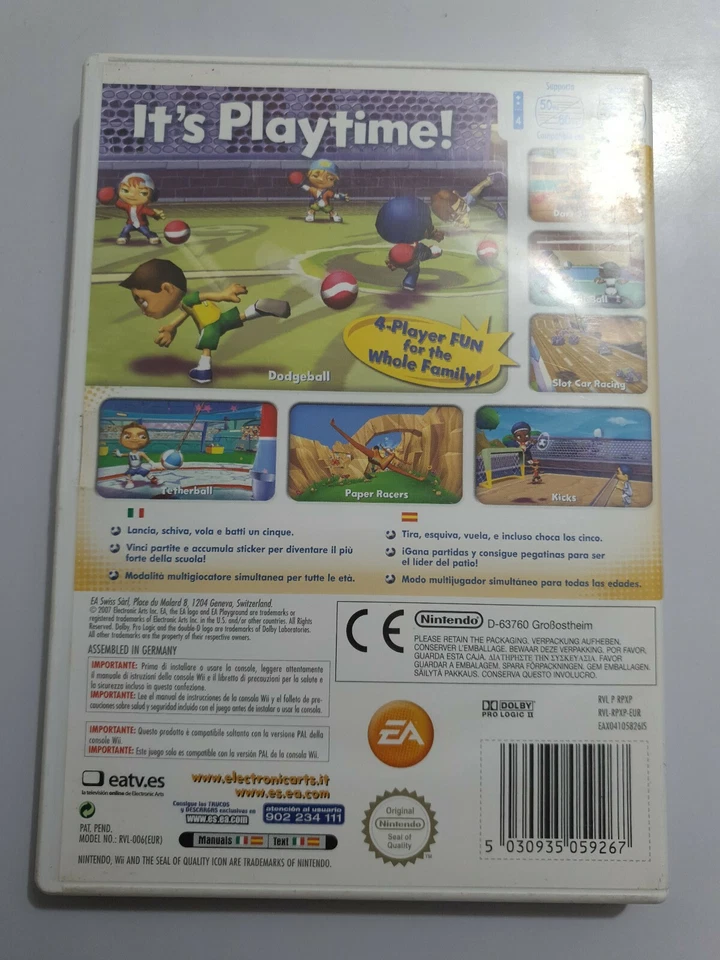 EA Playground Nintendo Wii PAL España, foto 2 de 5