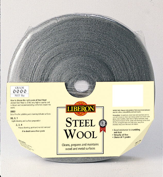 NEW TOP QUALITY GRADE 0000 ULTRAFINE LIBERON STEEL WOOL CHOICE OF SIZE/LENGTH
