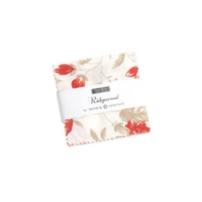 Moda Ridgewood Floral Paisley Ditzy Mini Charm Pack von Minick & Simpson Baumwolle