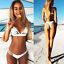 miniatura 2  - Costume da bagno donna piscina mare bikini trasparente triangolo TOOCOOL WX86541