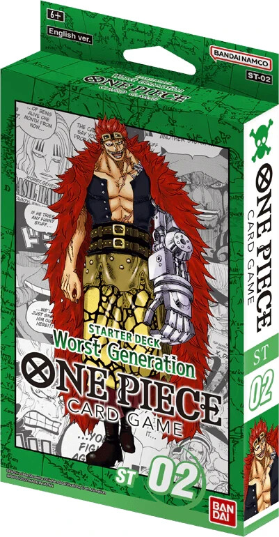 ONE PIECE TCG Starter Deck WORST GENERATION ST2 ST-02 ST02 - ENG ENGLISH