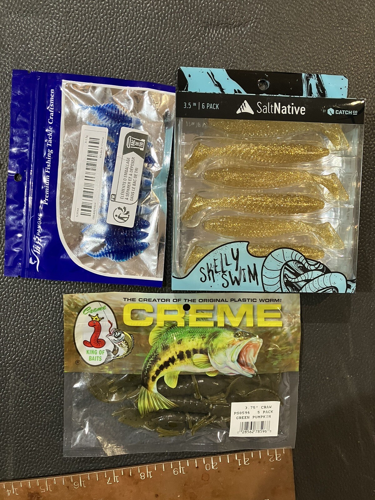 HUGE Lot of 6 GOOGAN 1/2oz Clickbait Dart Tackle Box Skelly Swim Strike King #G$ - Image 4