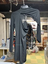 PrettyLittle Black High Neck Cut Out Bodycon Dress Size 8