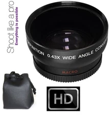 PRO HD WIDE ANGLE WITH MACRO LENS FOR SONY DCR-SX45