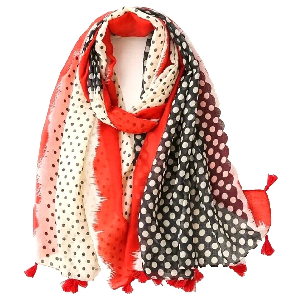 Bufandas y estolas multicolor Lunares para Mujeres